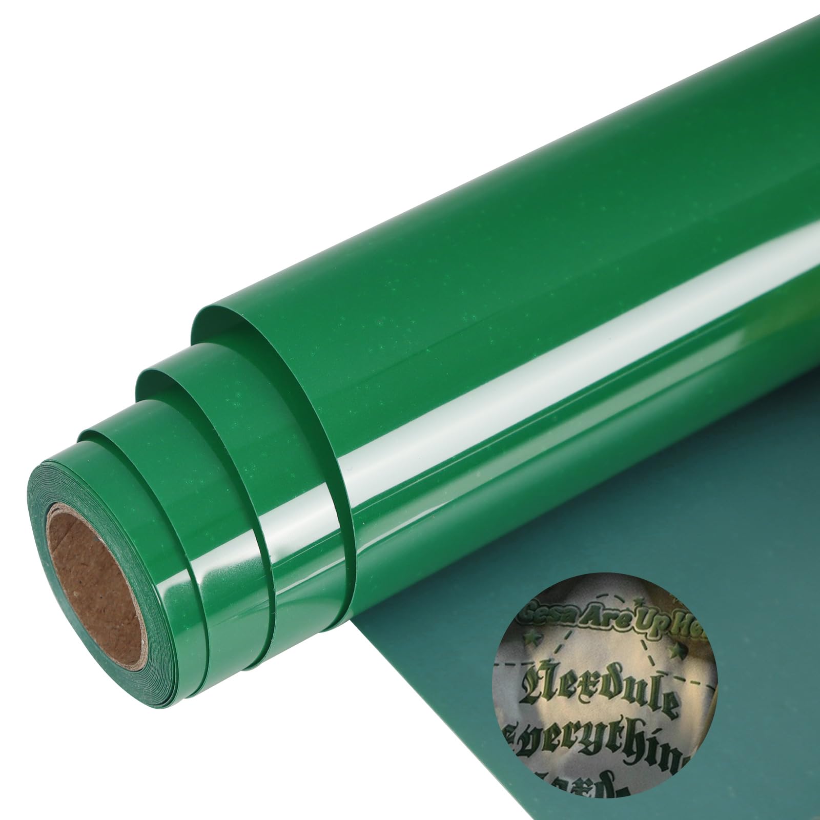 Vinyle de transfert thermique 3D vert à effet gonflant pour customiser vos sweats