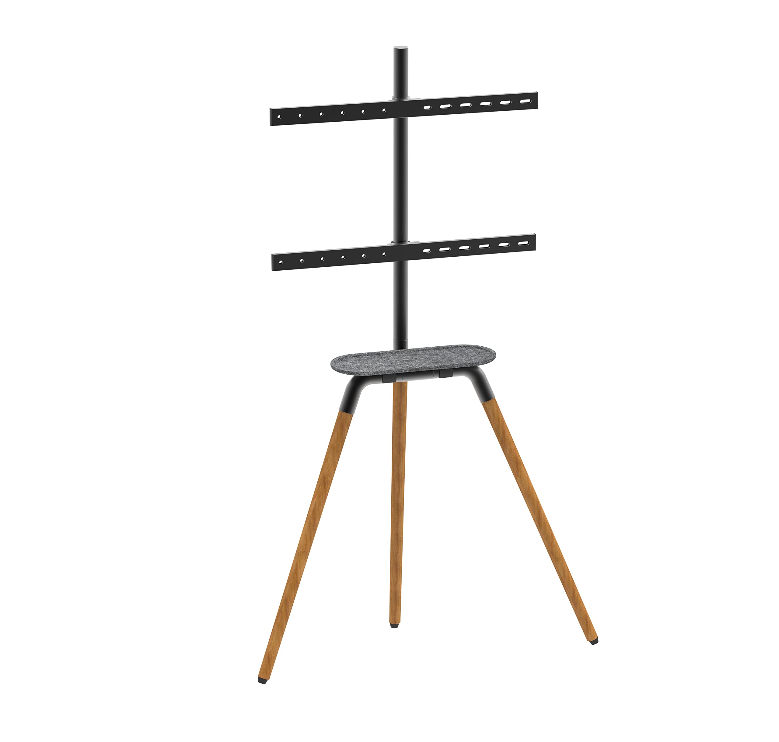 Zipp TV Stand with Tripod Base for 13 to 50 inch LED LCD OLED Flat Screens, Height Adjustable TV Floor Stand 180�Swivel TV Floor Stand for Bedroom, Living Room & Studio-image-32