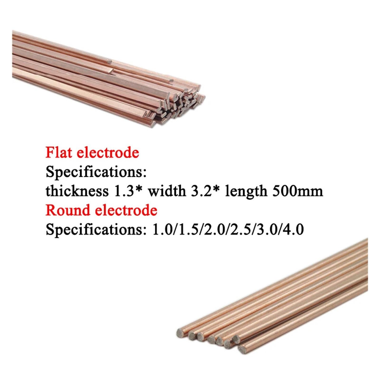 1/1,5/2/2,5/3/4 mm 50 cm mosiężny pręt spawalniczy elektroda fosforowo-miedziana drut spawalniczy pręt lutowniczy brąz nie ma potrzeby lutowania w proszku (2,5 mm, 20 szt.)