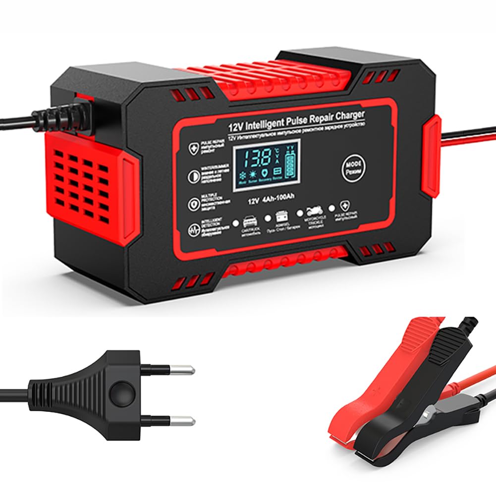 MOOWI Motorcycle Battery Charger for BMW R nineT 2014-2024, 12V Automatic Trickle Charger & Maintainer Intelligent Trickle Charger with Overcharge Protection