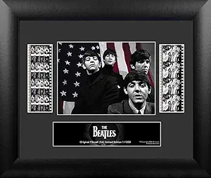FilmCells - Beatles (Series 4) Double Framed Wall Art Presentation with certificate of authenticity and 1x 35mm film cell - 13x11