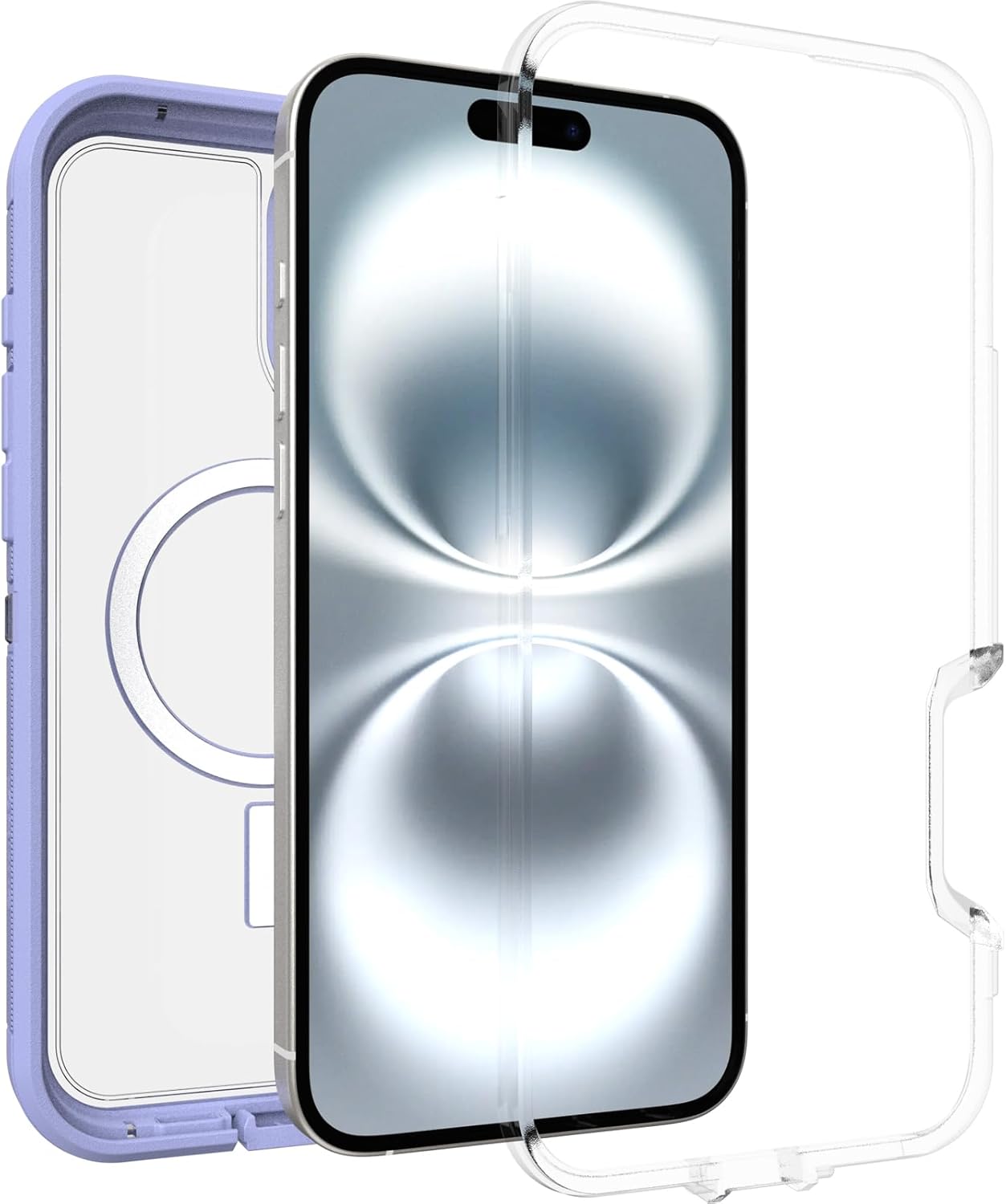 OtterBox iPhone 16 Plus Defender Series XT Clear Case - Denver Dusk Clear - Image 3