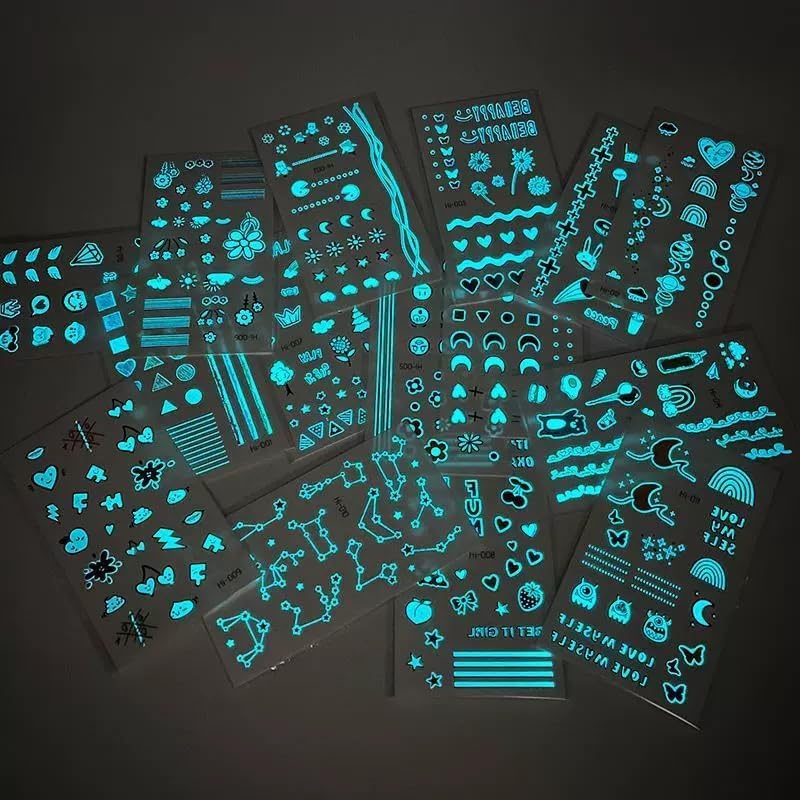 Party Favors, 394 Pcs Glow in the Dark Party Supplies for 16 Kids Adults, Light Up Party Favors, 150 Ultra Bright Glow Sticks Bulk Pack with Glow Glasses,Earring,Headband,Bracelet,Necklace - Image 8