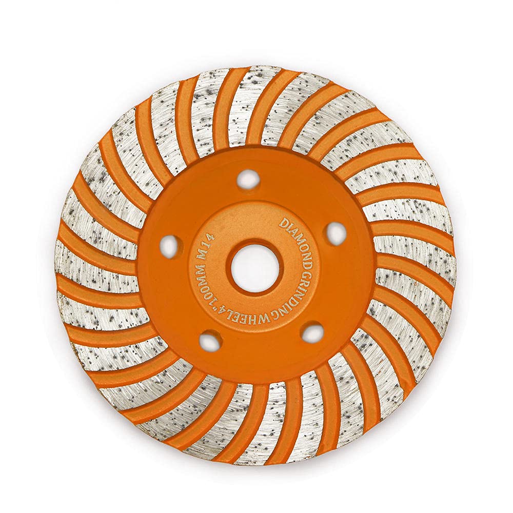 Meule diamant turbo pour meulage et surfaçage du béton et marbre disque 100mm 125mm