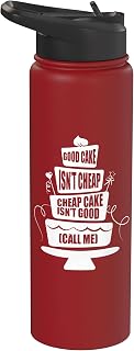 Cake Decorator Funny Pastry Chef Baker Quotes Stainless Steel Insulated Water Bottle