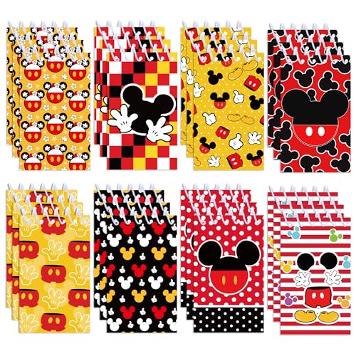 Mini carnet de poche avec motif souris 6,9x10,9 cm pour fournitures scolaires