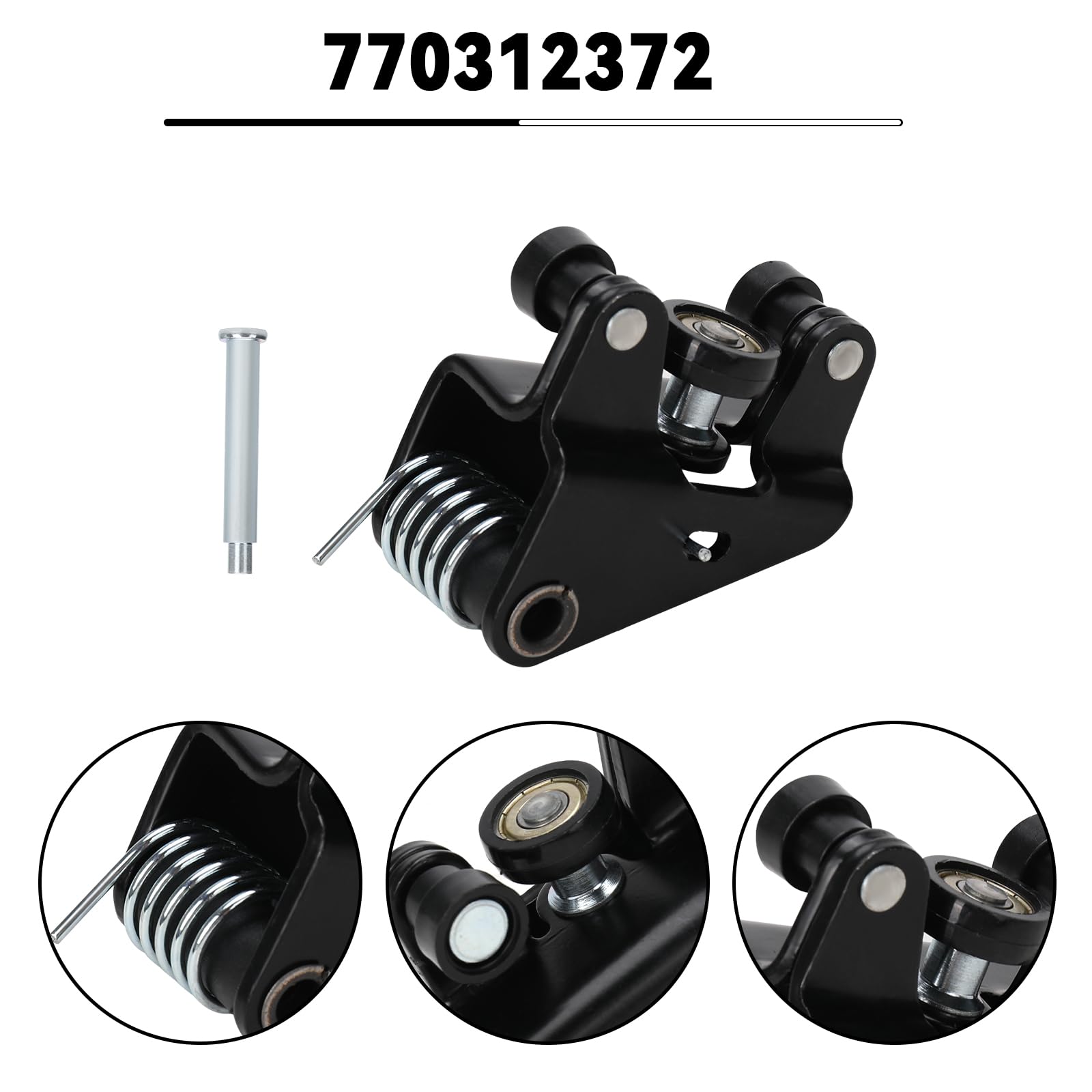 Guía de Rodillo de Puerta Corredera Reemplazo para 2001-2015 Renault Trafic Nissan Primastar Opel Vivaro, Rodillos de Puerta Corredera Inferior Derecha 7700312370 770312372 7700312012
