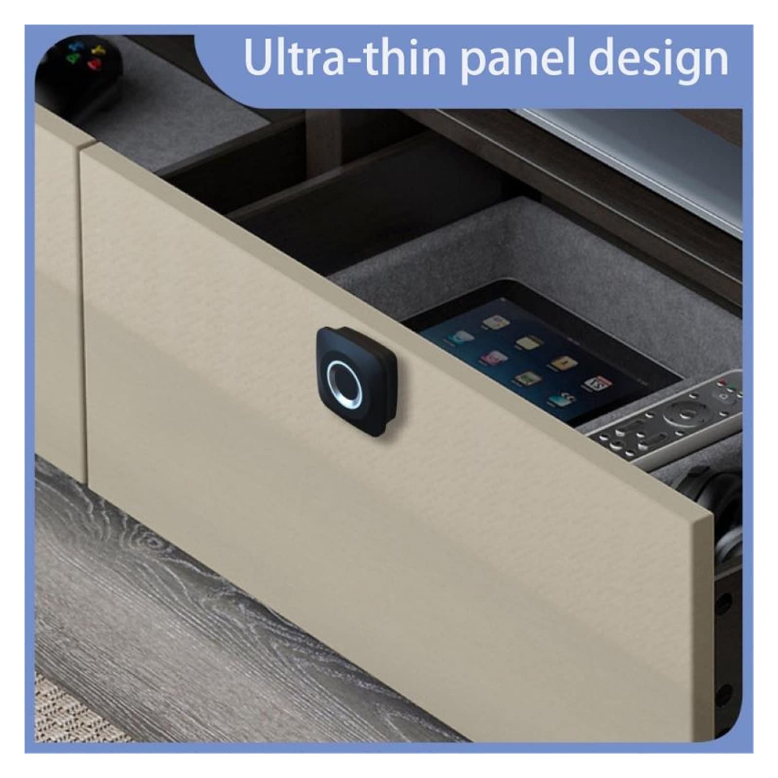 Serrure d'empreinte Digitale verrous intelligents biométriques de Meubles sans clés Armoire à tiroir Garde-Robe serrures d'empreintes digitales pour l'armoire de tiroir - Smart Lock