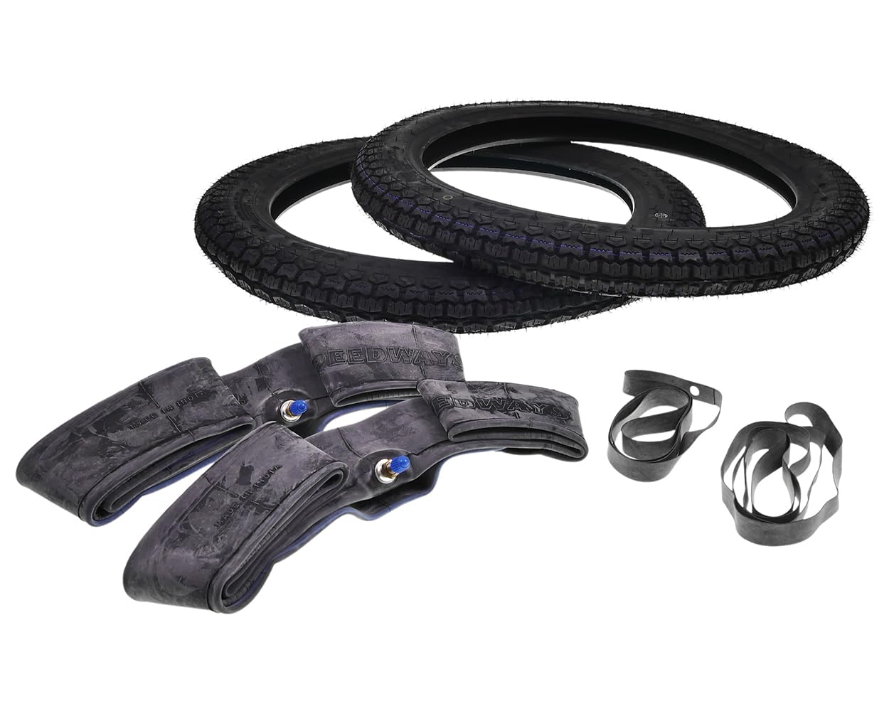 2EXTREME KENDA Reifen Satz K254 2.75-17 inkl. Reifenschlauch & Felgenband – Komplettset für Vorder- und Hinterrad