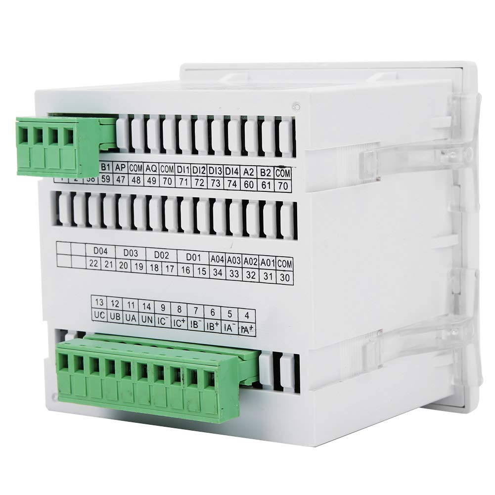 Interfaz de comunicación y salida de relé programable - Medidor de potencia multifunción LT194E 9SY con pantalla LCD blanca - Medidor de voltaje y corriente trifásico - Trifásico