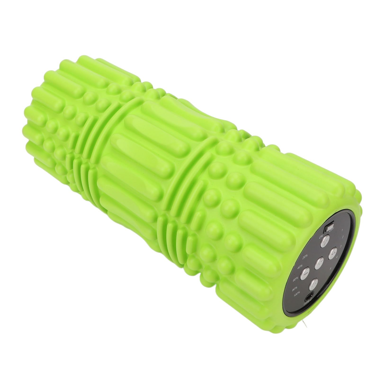 Rullo Vibrante Schiuma 5 Velocità Massaggio Muscolare Recupero Sportivo TriggerPoint Altoparlante Integrato Resistente