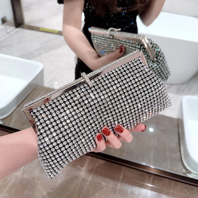 Image of Womens Evening Clutch Bag Designer Evening Handbag Hand Bag,Lady Party Wedding Clutch Purse, Great Gift Choice | Hand Bag