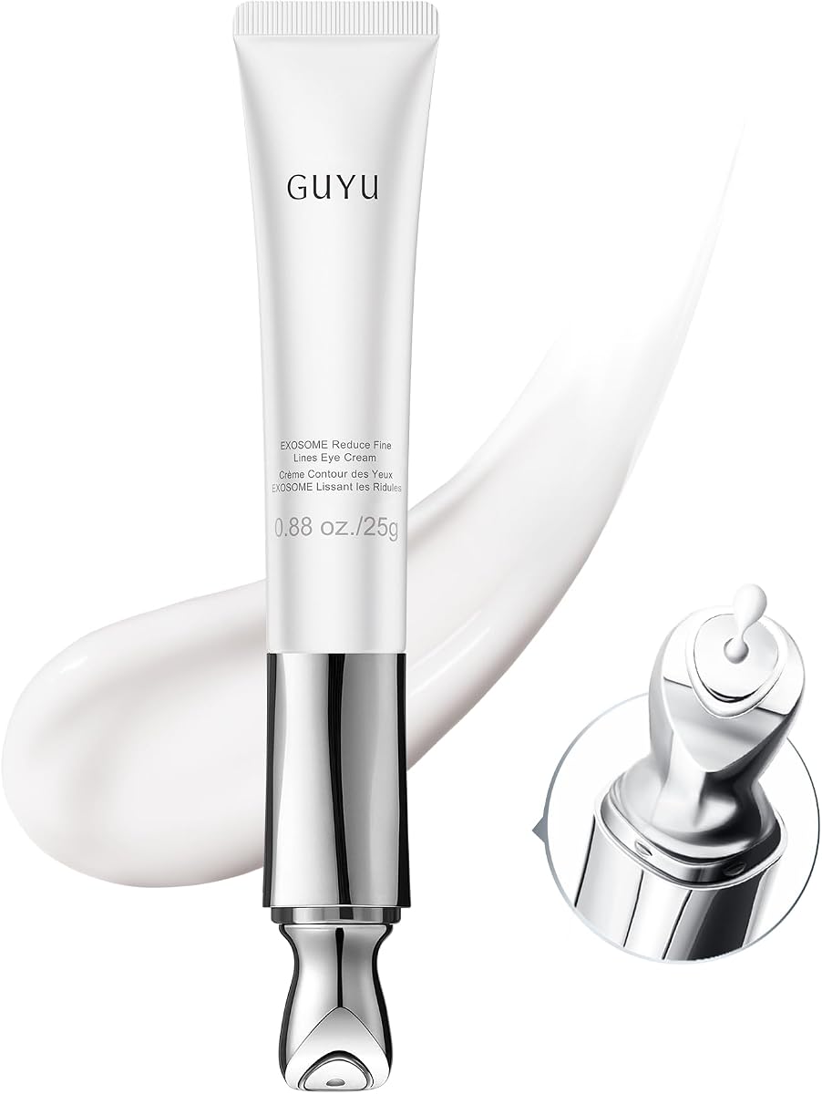 Electric Vibrating Eye Cream for Puffiness Bag Under Eye | Exosome & PDRN EMS Eye Tightener Cream for Dark Circle | NAD+, Caffeine, Peptide, Collagen | for Firming, Reducing Wrinkles (0.88 oz)