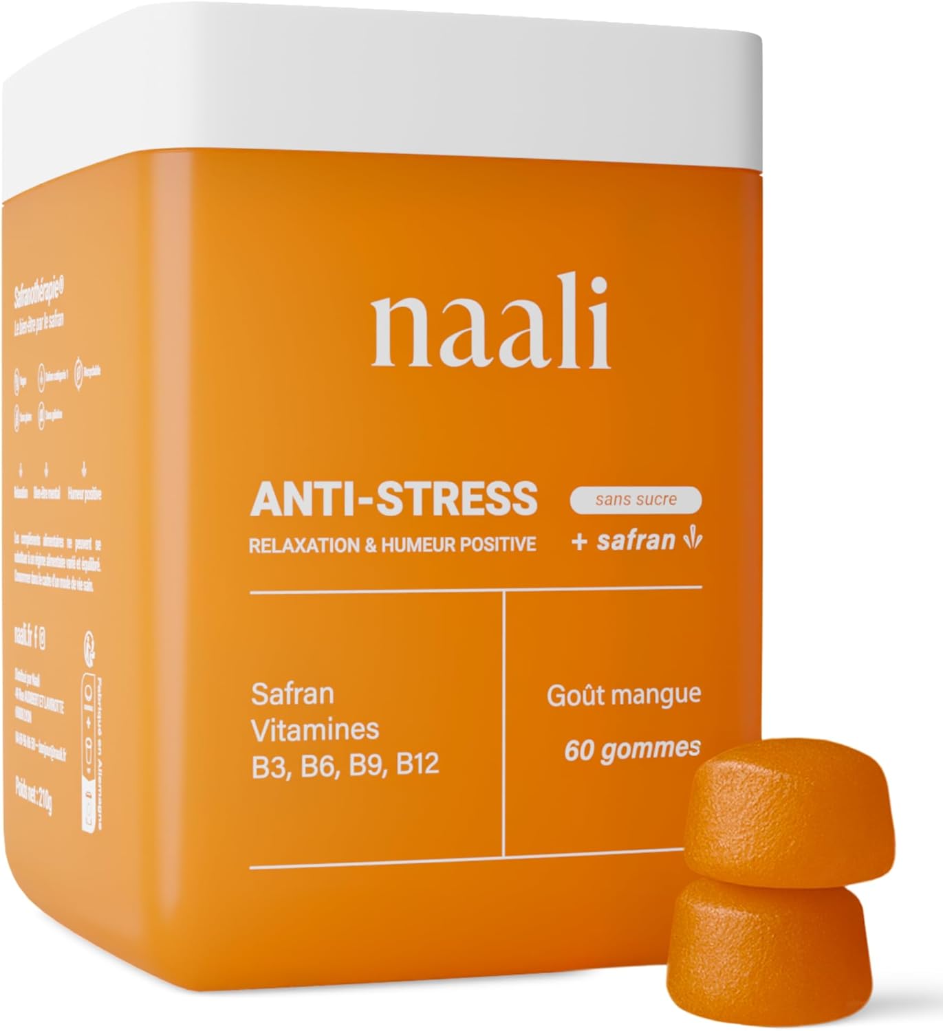 Gommes safran anti stress