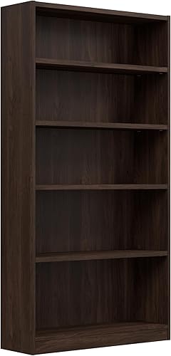 Miniatura 8 de Bush Furniture - Estantería universal de 2 estantes Vogue Cherry,Gris ceniza,Negro,Negro Nuez (Black Walnut),Cereza Natural,Olmo