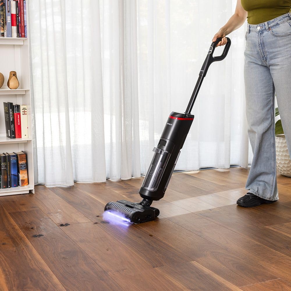 Aspirador Limpiador a Vapor Vapor 450W 21,6V 14 kPa Polti ROLLYSTEAM WD40C Cordless | 71dB, Blanco, Rojo