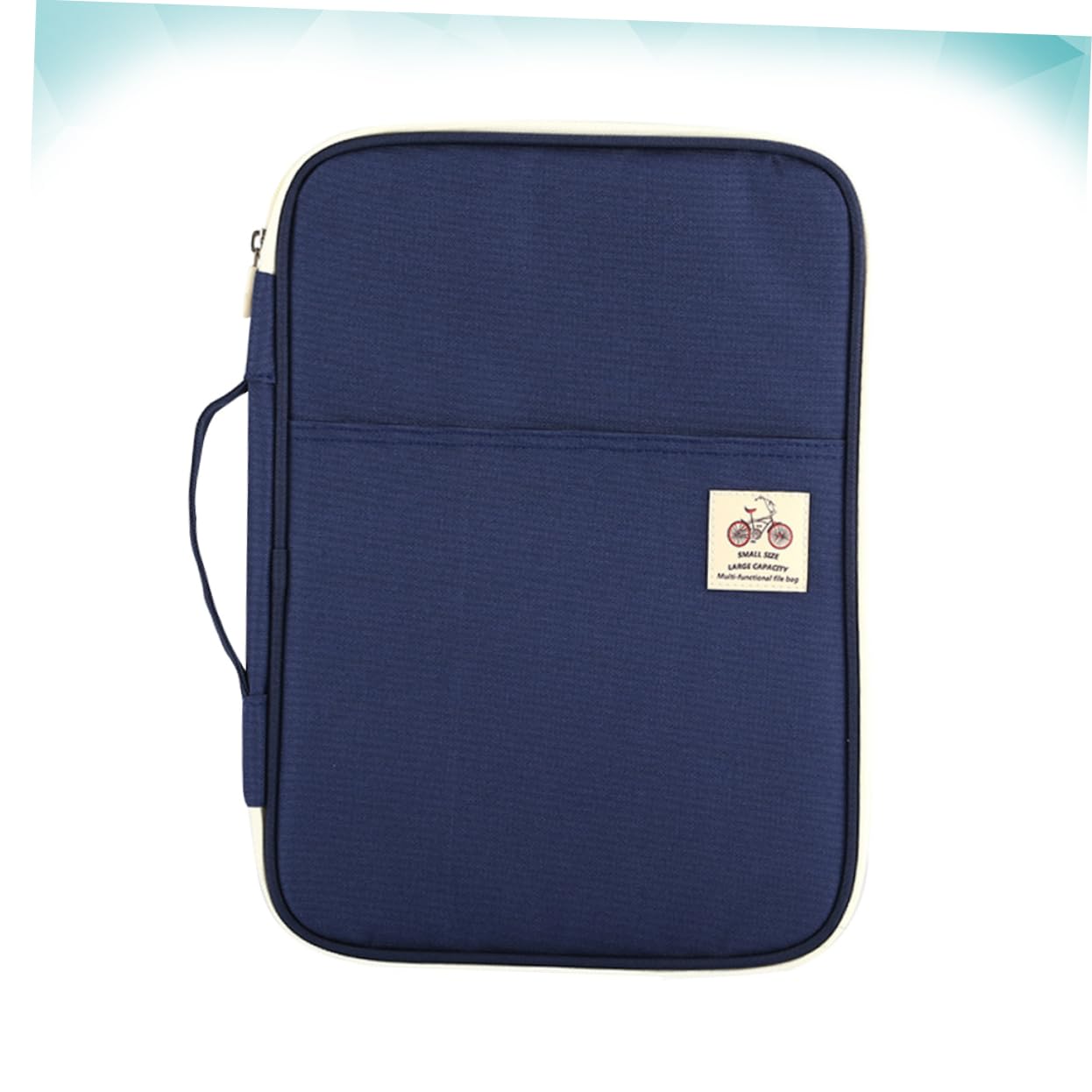 SHINEOFI Multifunktionale A4 Dokumententasche Mit Reißverschluss Business Portfolio Organizer Große Aufbewahrungstasche Für Reisen Und Büro Marineblau Für Herren Und Damen