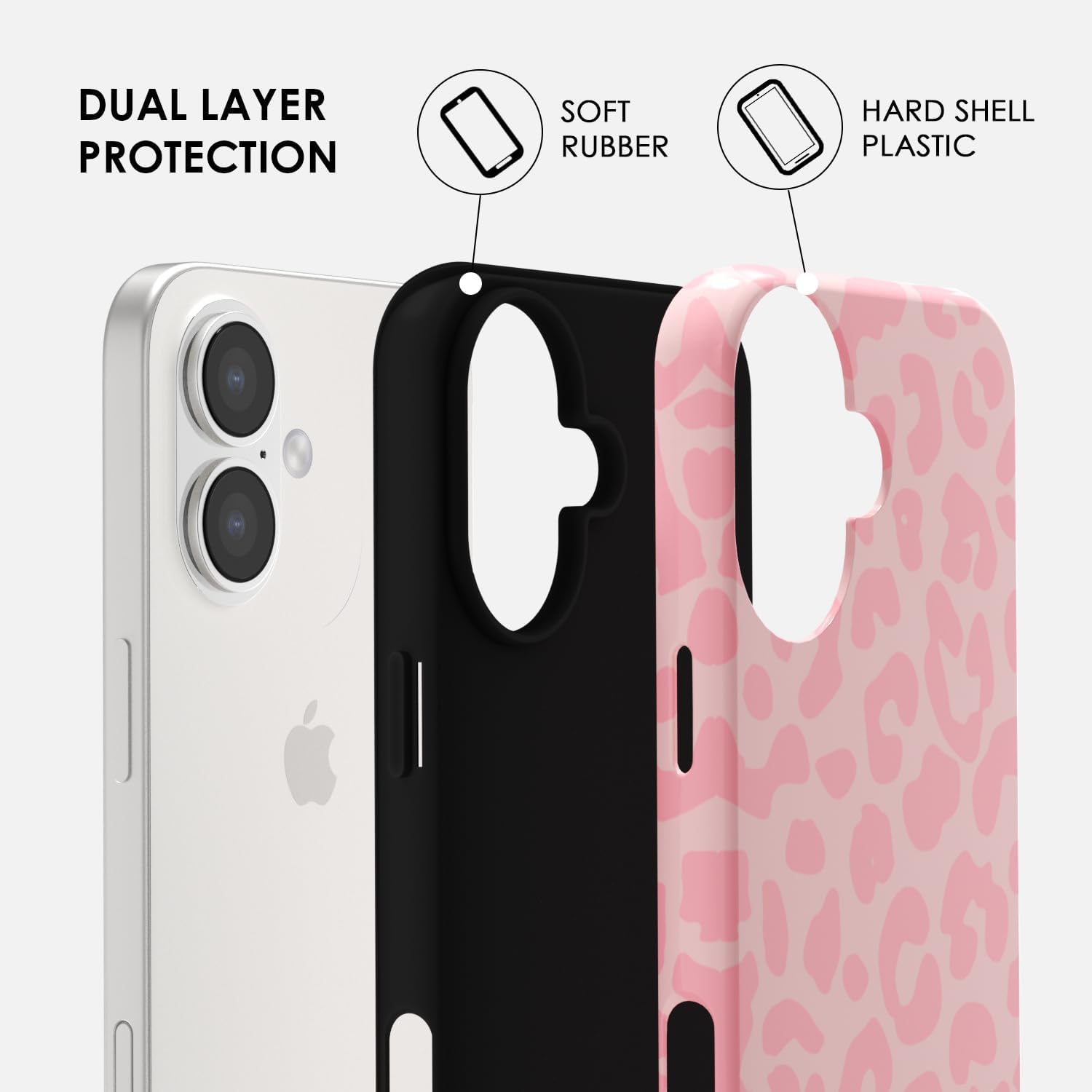 Cheetah Print Phone Case for iPhone 16 Plus Case Girly, Cute Leopard Case for Women, Luxury Trendy Retro Cool Animal Print Design, Aesthetic Pattern Y2k Slim Hard Shell Plastic Cover, Pink - Image 3