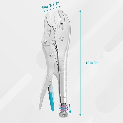 Miniatura 3 de DURATECH Alicates de bloqueo de nariz de 6-12 pulgadas de largo y alicates de bloqueo DURATECH de 10 pulgadas