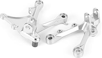 Amazon.com: Front Rider Foot Pegs Bracket For Kawasaki Zx6R 2005