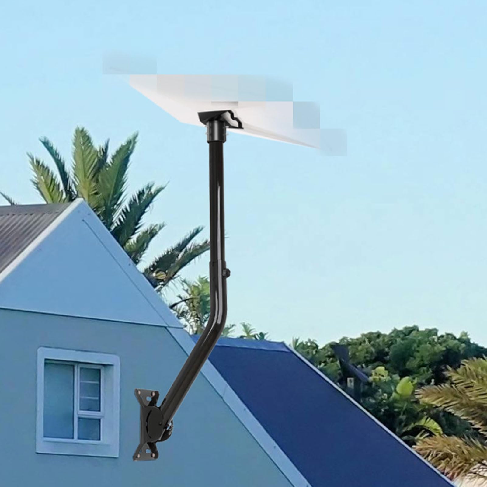 Support Gen 3 Réglable en Alliage d'Aluminium et Acier, Kit de Montage d'Adaptateur de Tuyau, Support de Toit pour Antennes V3