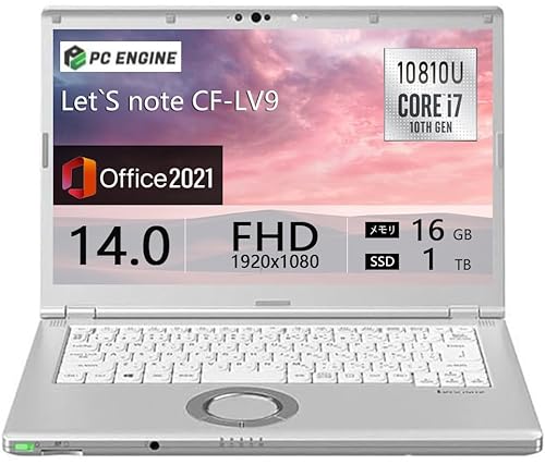 yςݕiz\rWlXfLet's note CF-LV9 / Win11 / 10Core i7-10810U / 16GB / SSD 1TB / 14C`FHD(1920x1080) / WebJ/USB-C/LAN