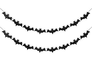 Bewitching Bat Garland: A Spooktacular Halloween Decoration