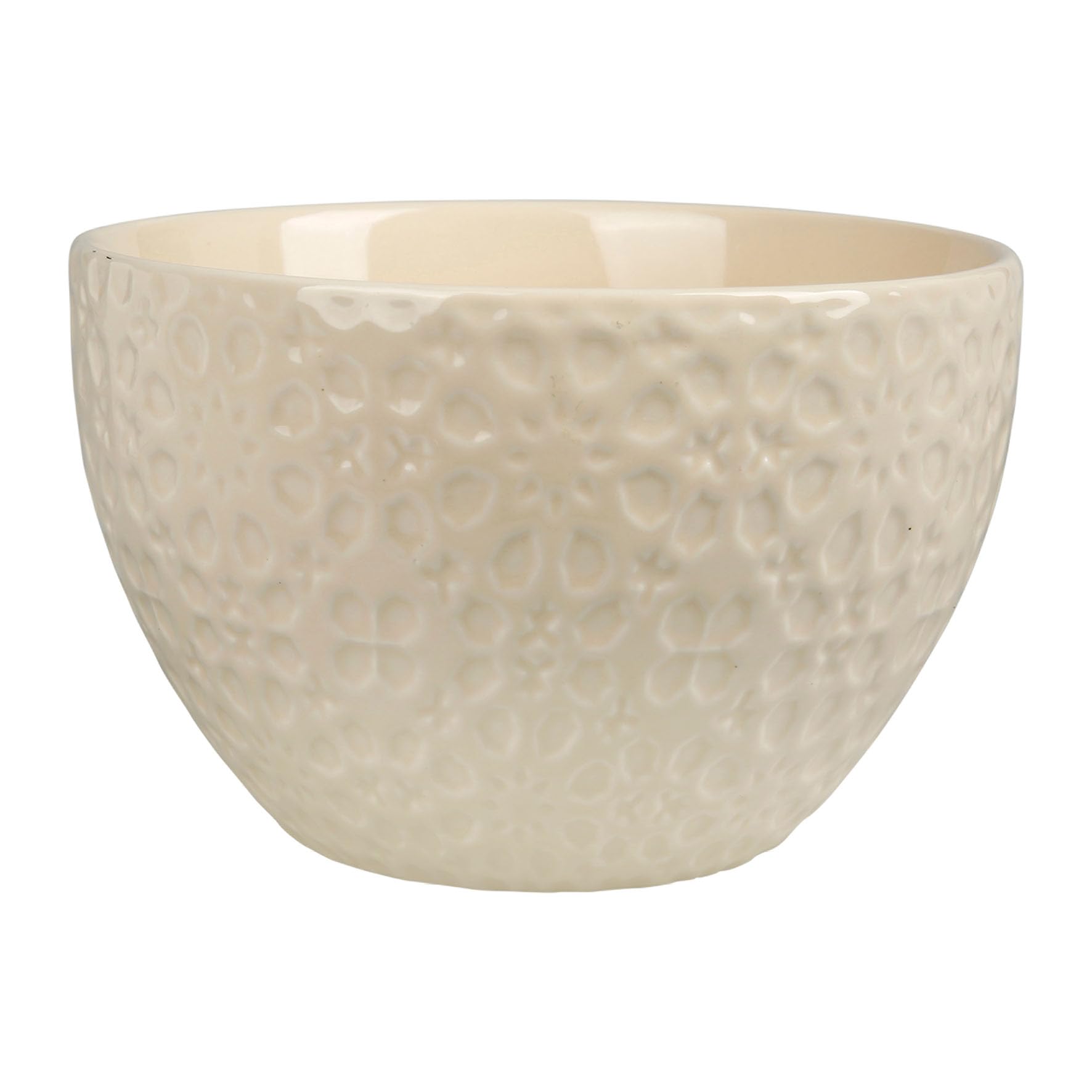 GENEVIEVE LETHU 537674 New Bone Bowl 66 cl - Elegance Orient Collection - Diameter 13.5 cm H 9 cm - Taupe