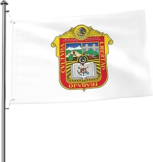 Flag of the State of Mexico Flags for Outside 2x3 Ft Double Sided Durable Flag for Home Yard Patio Lawn Decorative Banner