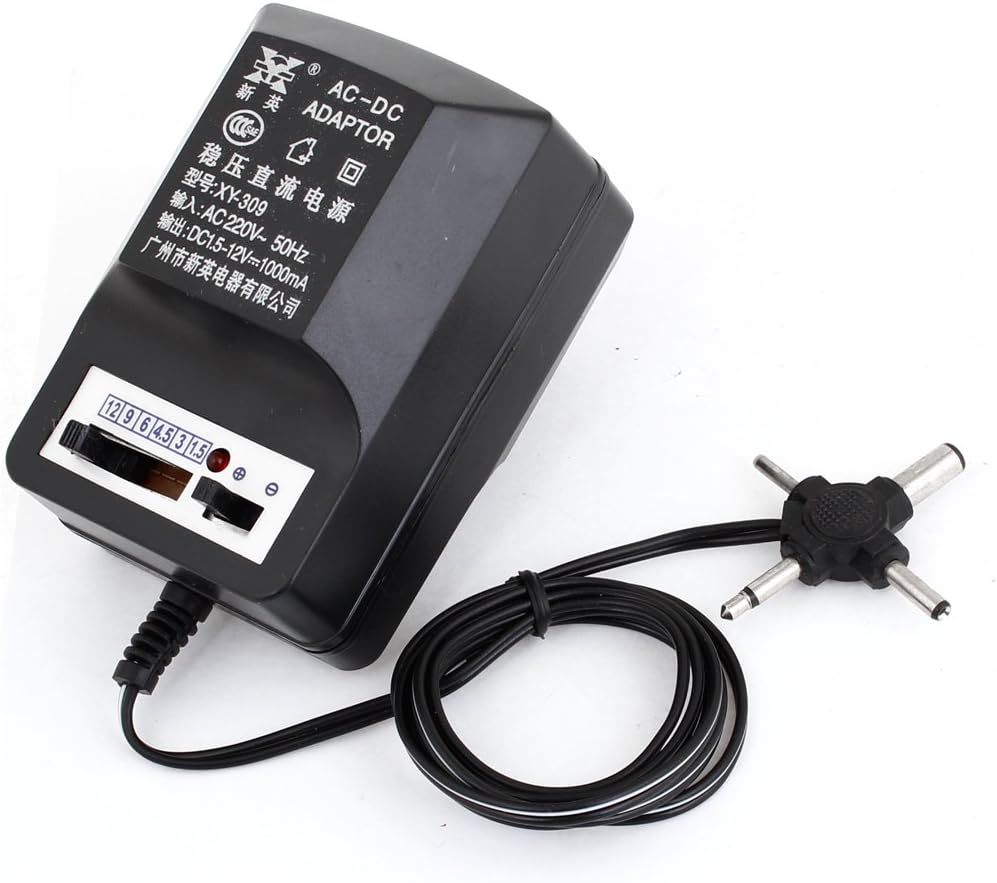 Aexit Connector AC 220V U-niversal AC to DC Adapter 1.5-12V Adjustable XY-309 (d404c4cfbc35f9185c32eb5c37b27e70)