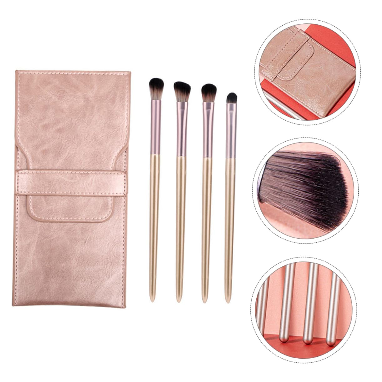 FRCOLOR 3 pezzi 1 4 pennelli per il trucco degli occhi per la miscelazione di pennelli per ombretto, pennello per eyeliner, pennello cosmetico, strumento cosmetico, strumenti per il trucco della