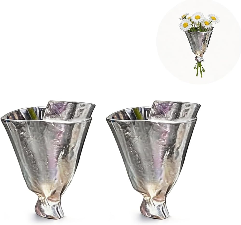 Flower Holder Brooch Pin for Women Real Flower Vase Holder Corsage Stick Wedding Graduation Prom Accessories