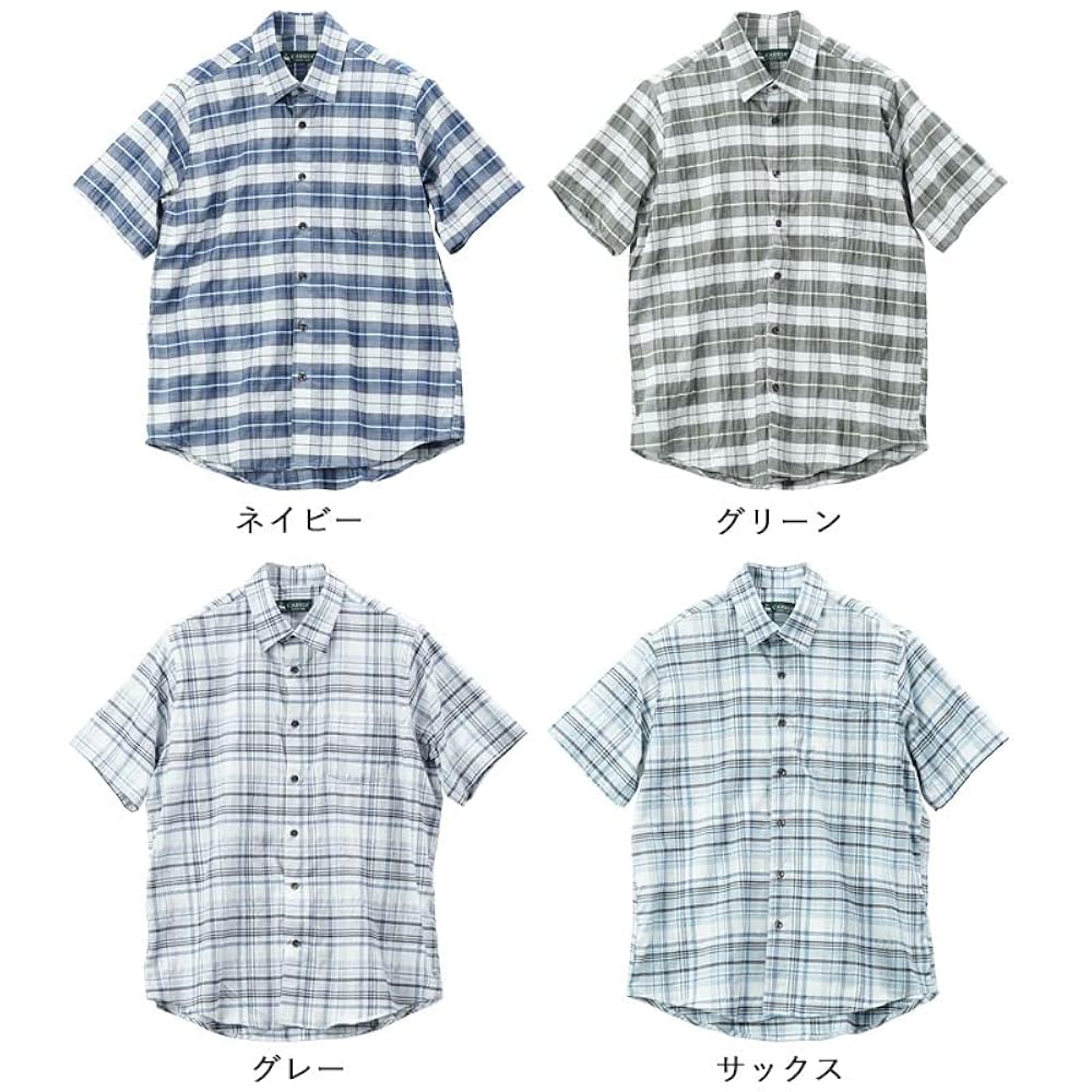 familiar 半袖シャツ 青とグレーのチェック柄 男の子のきちんとコーディネイトに…☆｜ファミリア京都髙島屋