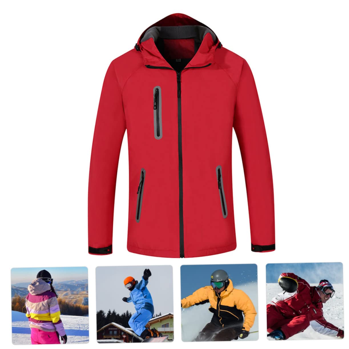 con Cappuccio Leggera per attività Outdoor per e Alpinismo Design Pratico e Stereoscopico