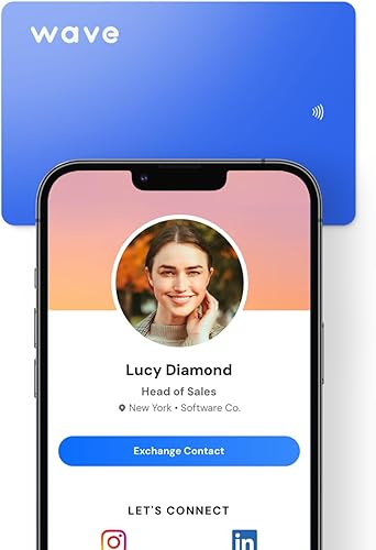Miniatura 8 de Wave - Tarjeta de contacto inteligente NFC (negro mate)