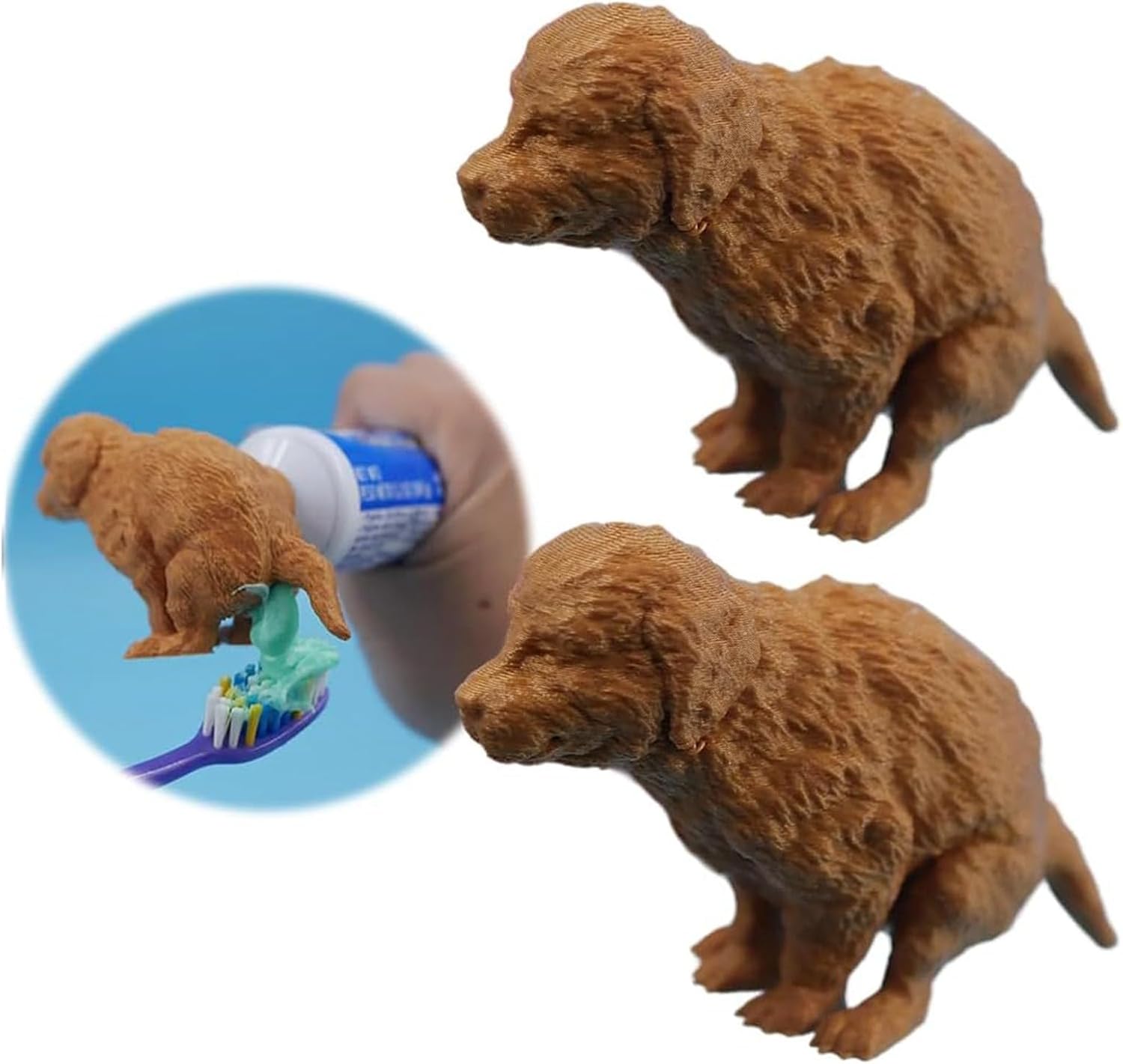 Funny Dog Toothpaste Dispenser, Pooping Dog Butt Toothpaste