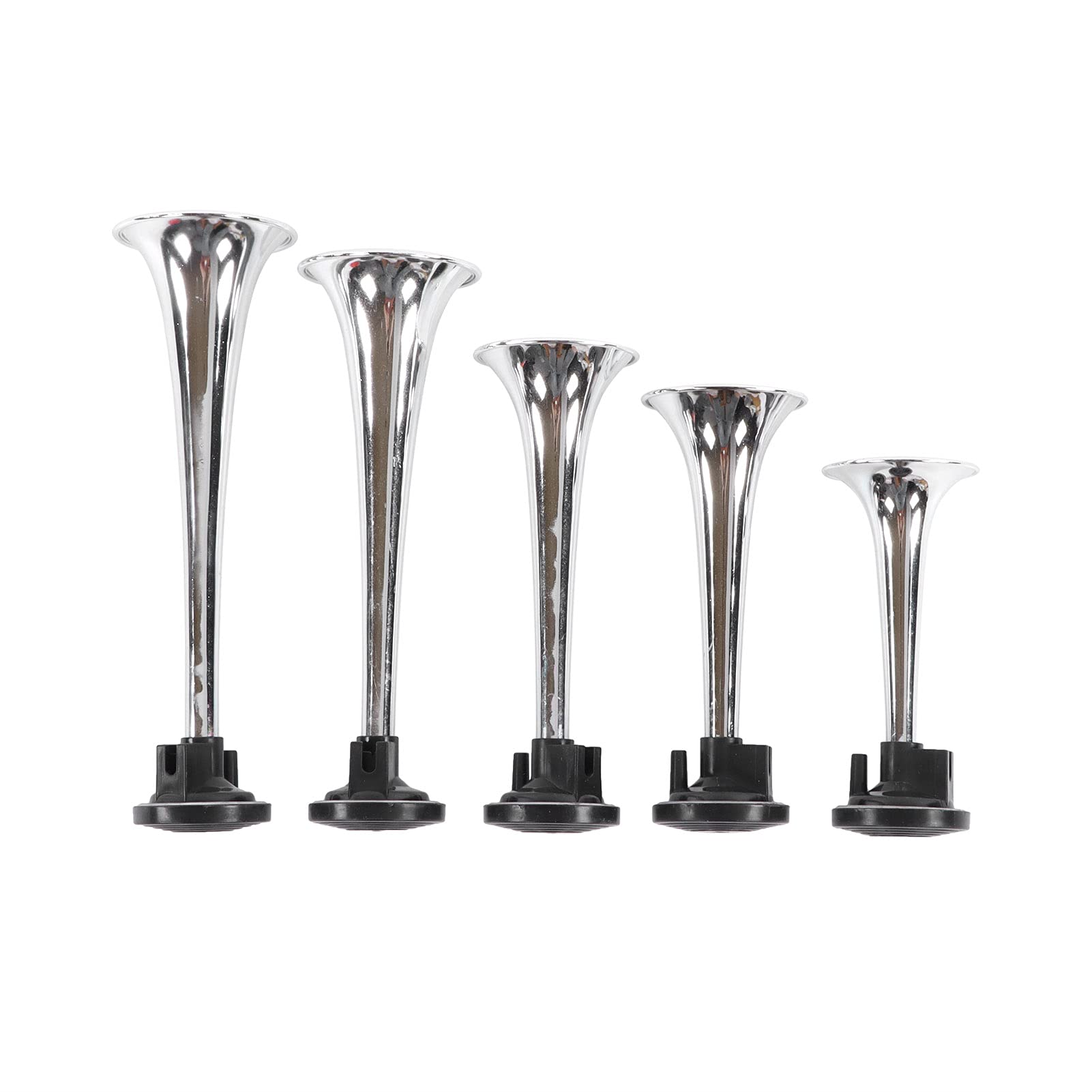 5PCS Róg Samochodowy z Jazz 5 -Tube Music 130dB 12V dla Ciężarówek Bus Łodzi Autobus Samochód Hornmusical TrumpetCar Muzyka Hornloud Horncar Music Horn