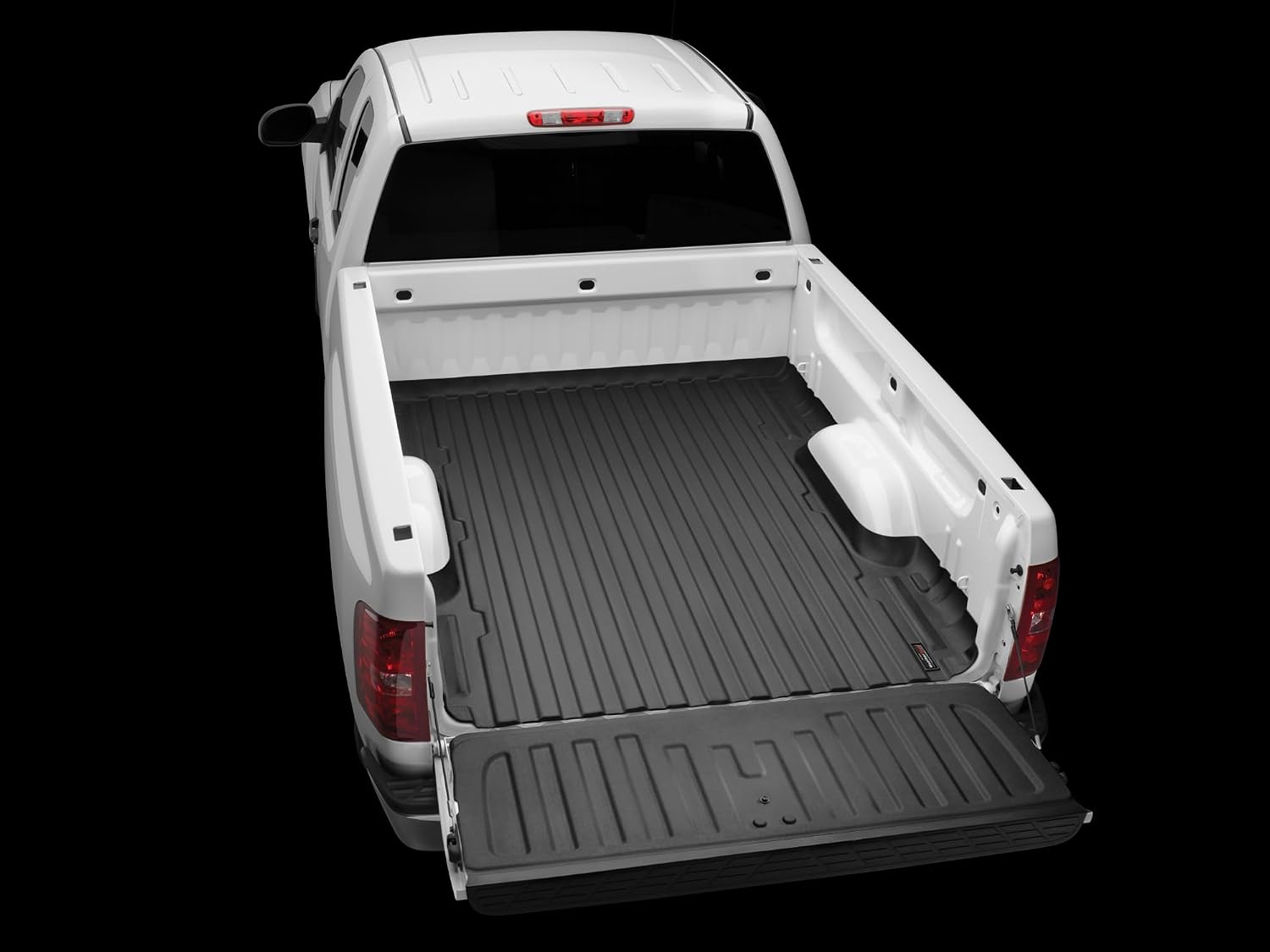 WeatherTech TechLiner Truck Bed Liner for GMC Sierra 1500, Sierra, Sierra 2500HD / 3500HD - Complete Set (Bed Liner and Tailgate Liner) (37807-3TG03), Black