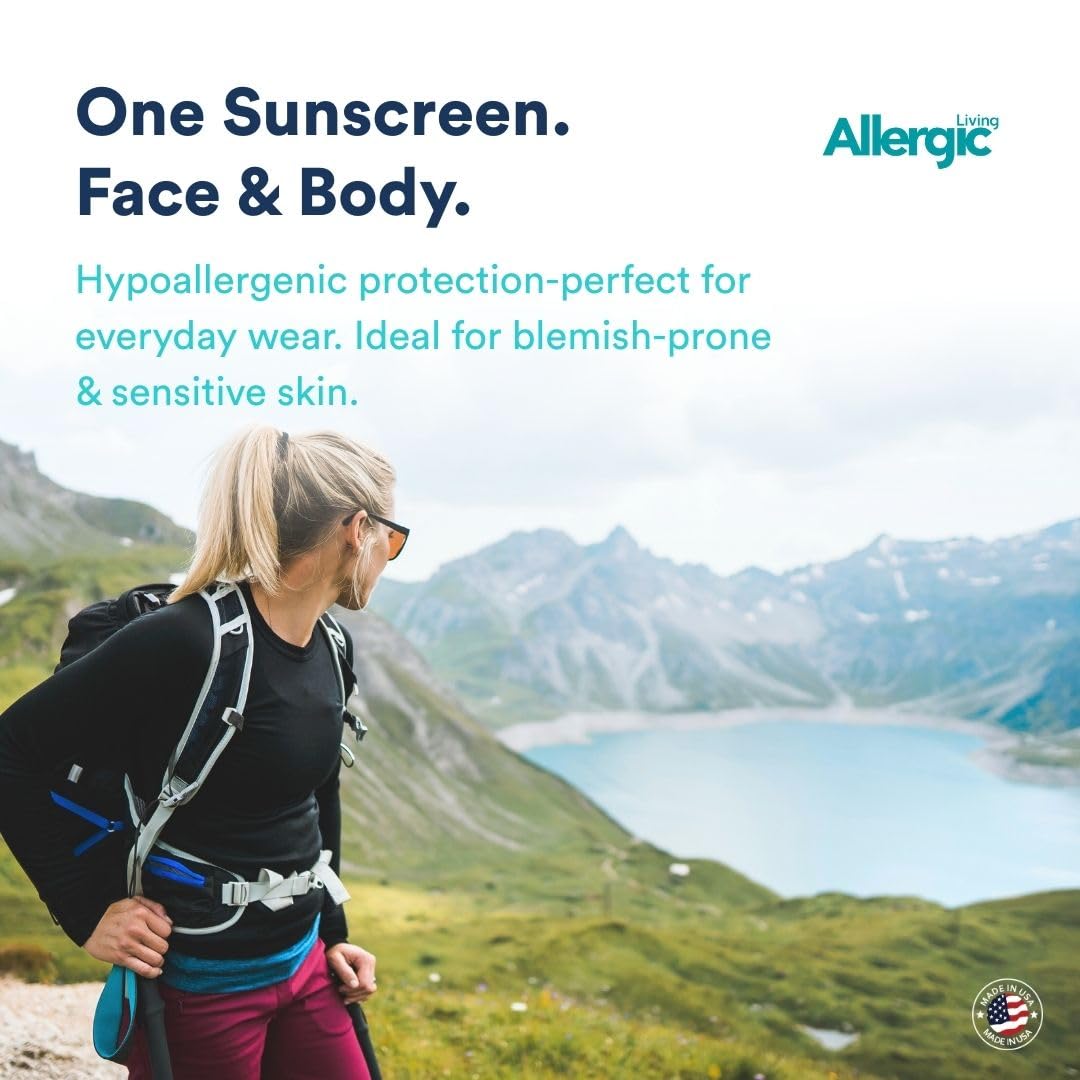 KINeSYS SPF 50 Crème solaire transparente sans parfum, sans huile et alcool, visage et corps, hypoallergénique pour les peaux sensibles et grasses, taille familiale, 113,4 g