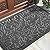 Yimobra Sturdy Door Mat, Heavy Duty Front Welcome Mats for Home Entrance Outdoor Indoor, Doormat for Outside Back Patio Floor Entry Porch Garage Office, Weather Resistant Easy Clean, 29.5 x 17, Grey