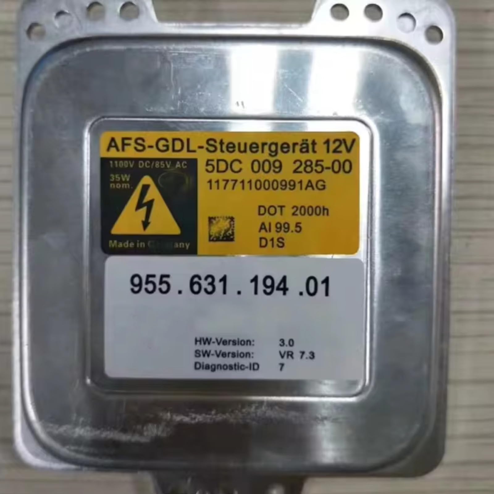 Compatible avec Cayenne 2008 2009 2010 OEM:955.631.194.01 5DC009285-00 Module D'unité De Contrôle AFS De Ballast De Phare De Voiture Pièces Automobiles