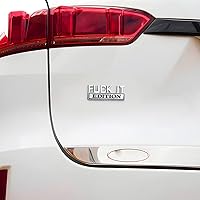 Vista 4 de Fuck IT Edition Emblema para automóvil, calcomanías 3D para parachoques de auto, calcomanía decorativa de insignia genial para hombres y mujeres