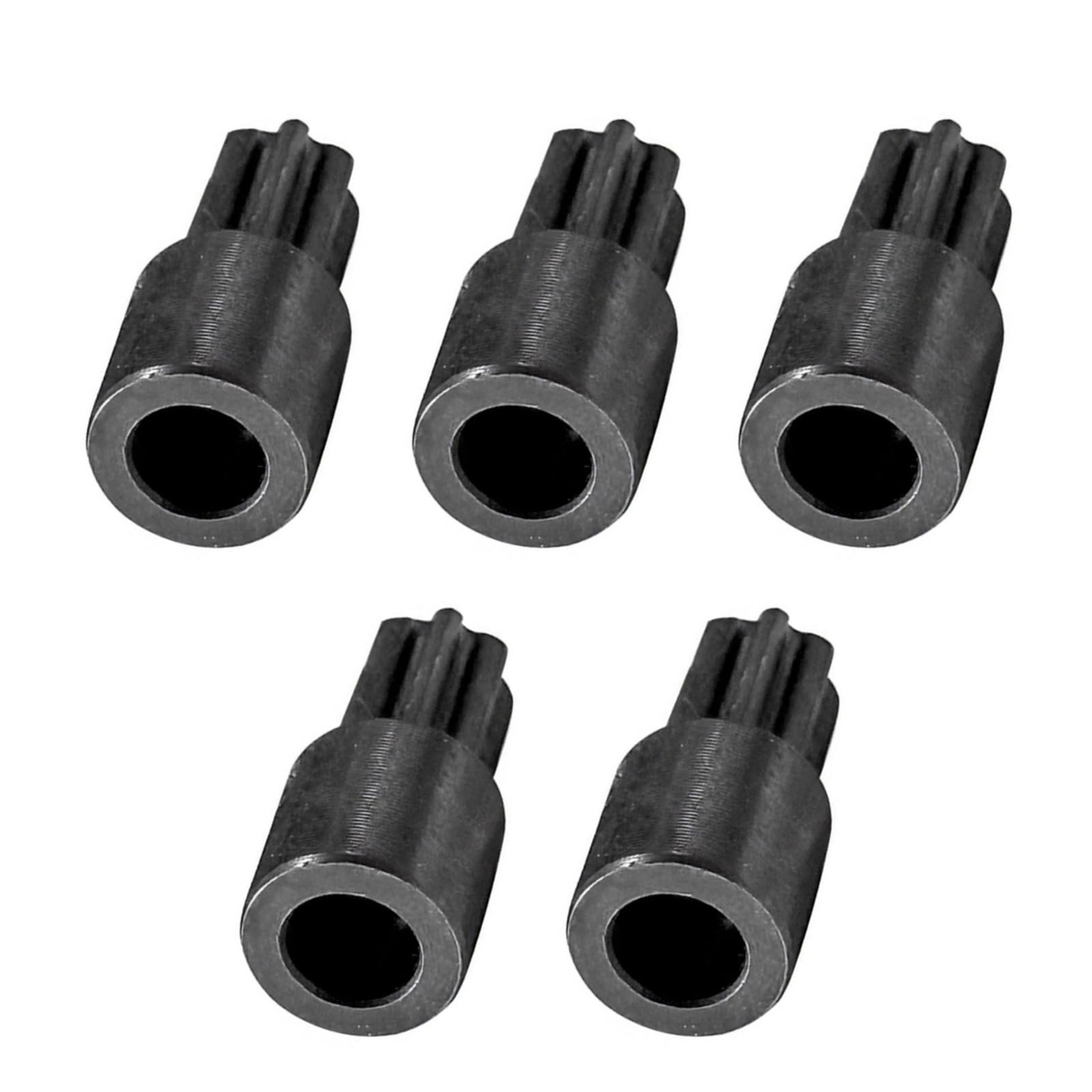 Hdoytxxm 5 Pack Hardness 7 Tooth Gear Ensuring Efficient Work 5Mm Shaft Diameter For Brushless Electric Impacts Wrench Power Tool Gear
