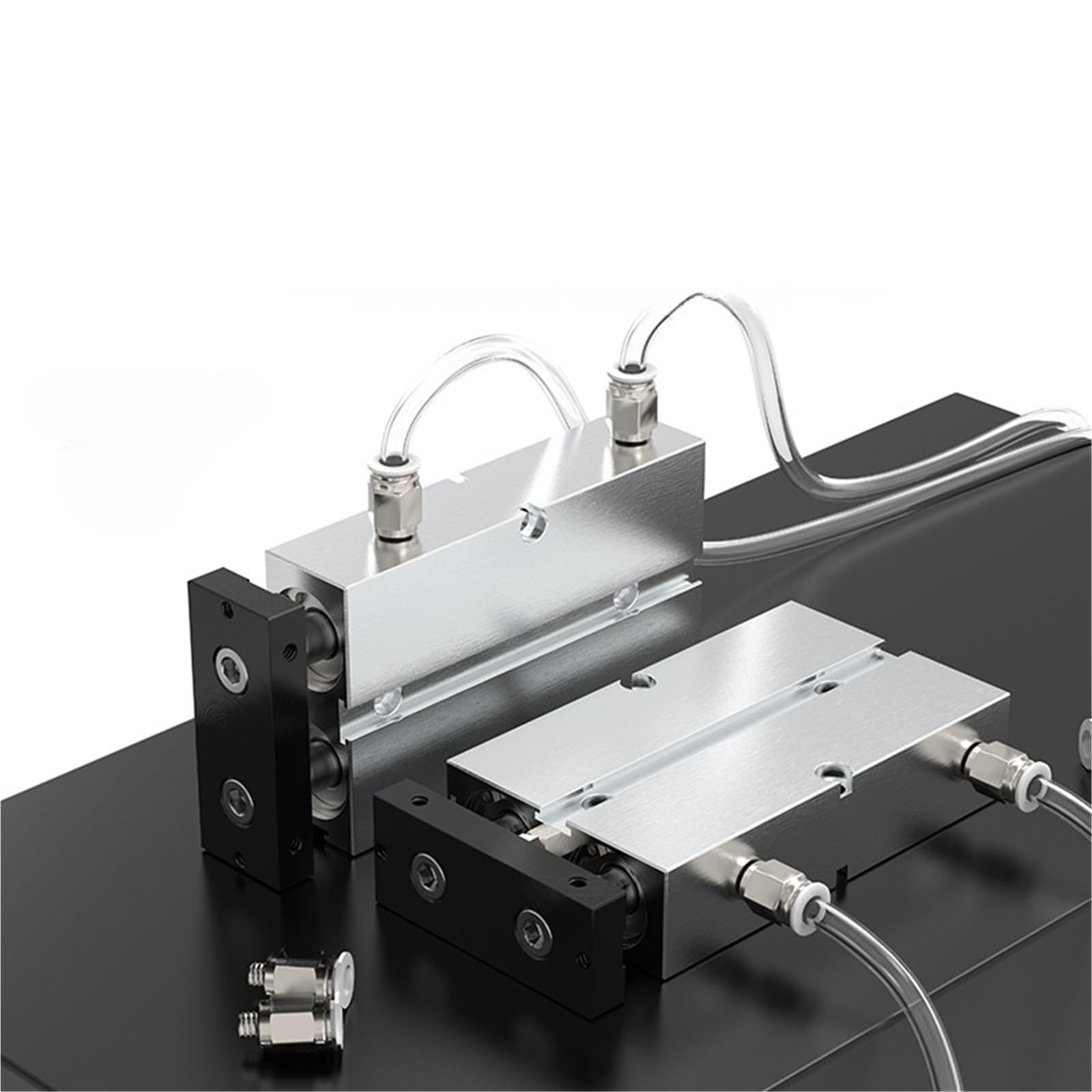 Vérin pneumatique TN32 double tige en aluminium course 70mm