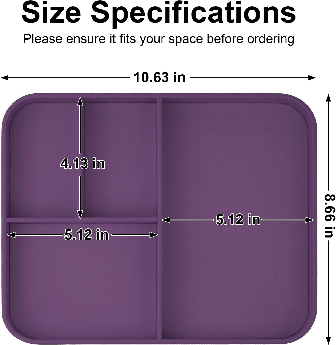 VOVIPO Faux Leather Valet Tray,with 2 in 1 Wireless Charging Compitable With iPhone/17/16/15/15 Plus/15 Pro/15 Pro Max/14/13/12/Wireless earphones,Office/Home Desk Organizers Tray-Purple