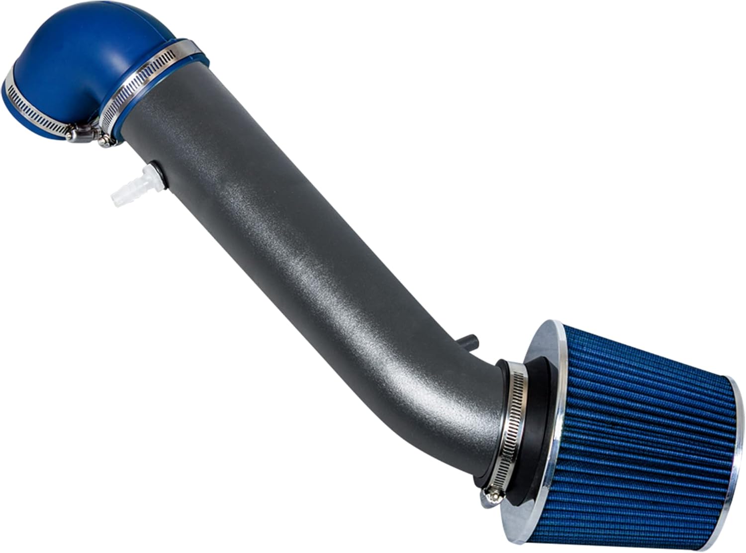 MATTE BLACK PIPE BLUE - SHORT RAM INTAKE Compatible For 91-95 JEEP Wrangler 2.5L L4 / 4.0L V6 ASI-JP-AR10BLB