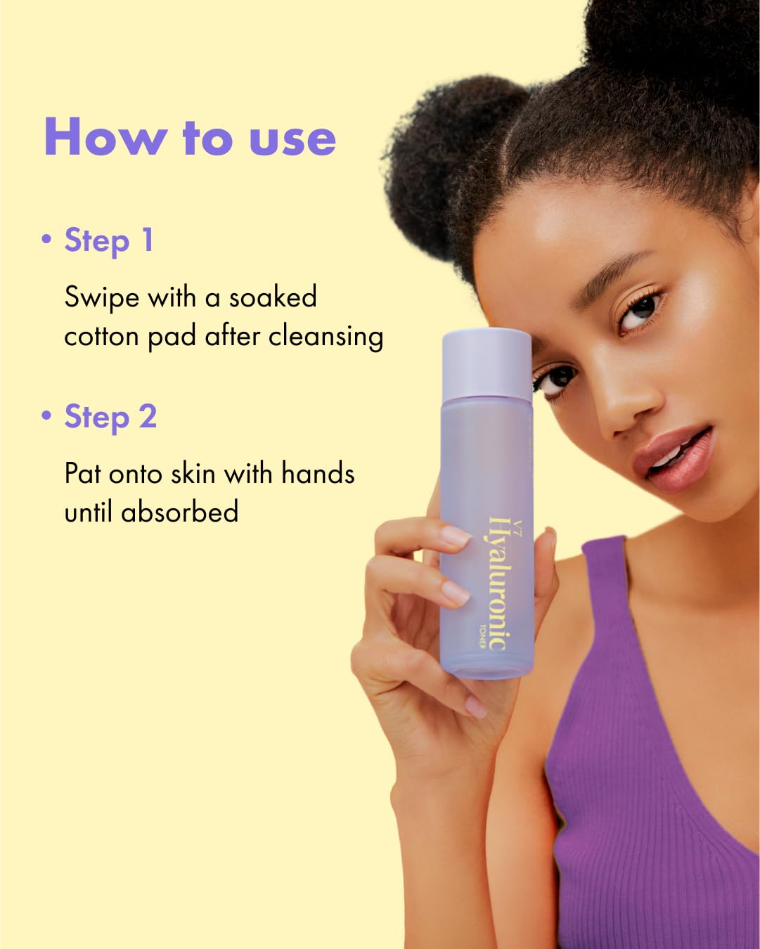 IT'S SKIN V7 Hyaluronic Toner with PHA & 7 Vitamins | Korean Hydrating Toner for Dry Skin (Pack of 1, 5.07 Fl oz.) - Image 7