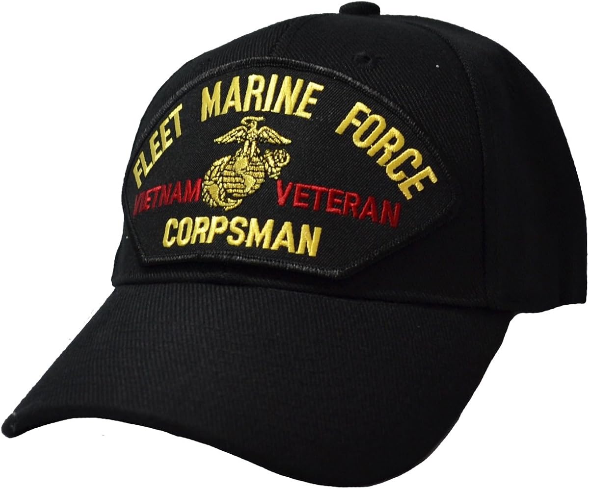 Fleet Marine Force Vietnam Corpsman Cap Made in USA at Amazon Men’s
