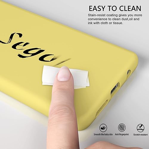 Vista 58 de E Segoi Funda diseñada para Galaxy S10 Plus de 6.4 pulgadas, S10+ de goma de gel de silicona líquida a prueba de golpes, cojín de forro de tela