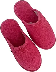 Pantufa Feminina Chinelo de Quarto Solado Antiderrapante Tradicional Atoalhado Quentinho Ideal Para Ficar em Casa Home Office
